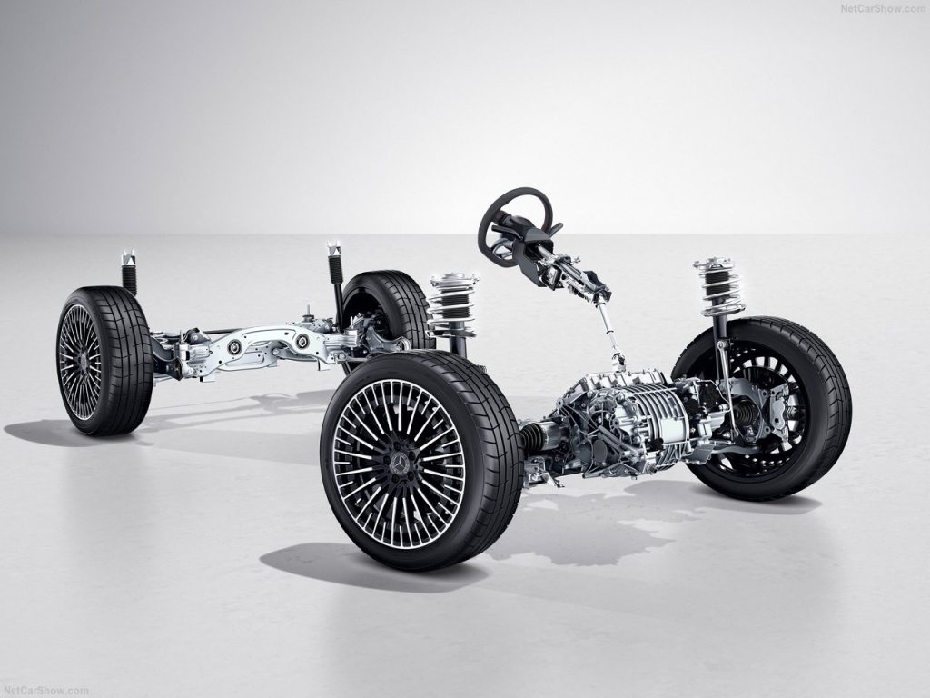 نمایی مینیمال از ساختار پایه مرسدس بنز EQA